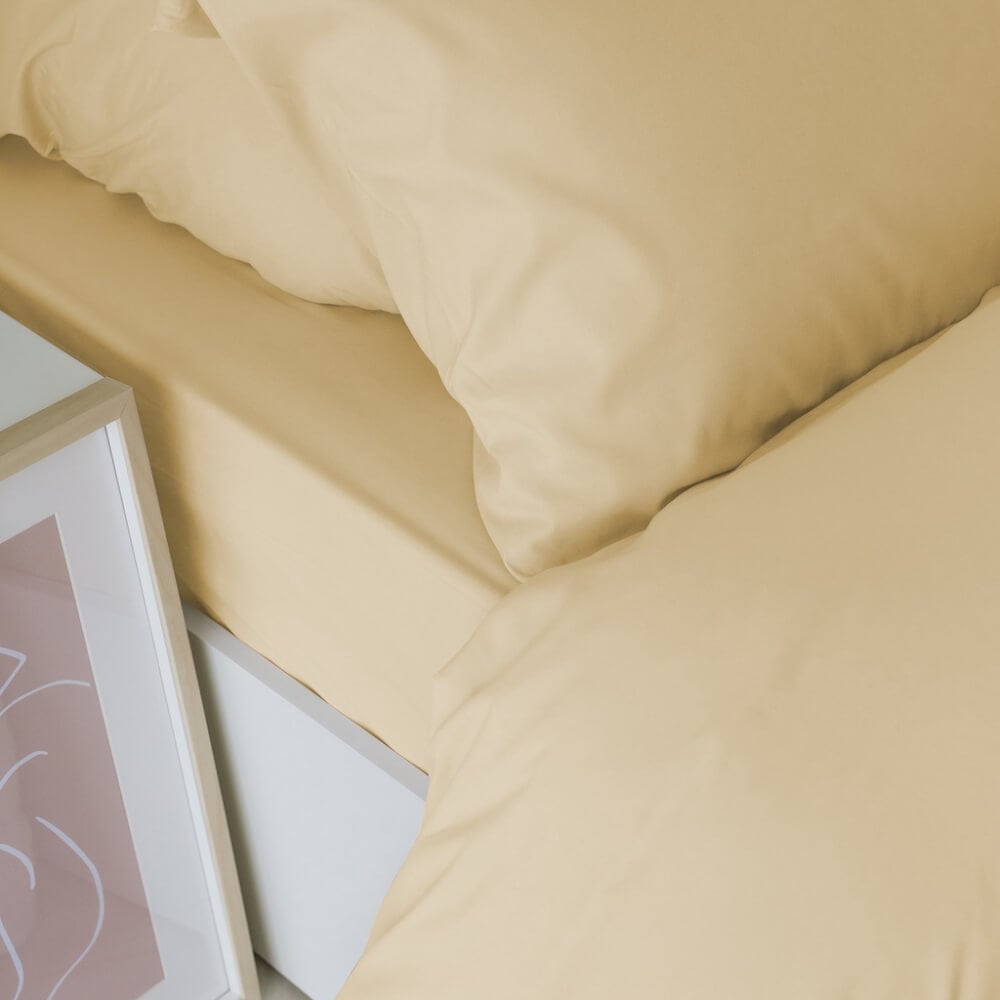 ชุดผ้าปูผ้านวม 3.5 ฟุต DARLING MATTRESS รุ่นสีพื้น สีแซนด์