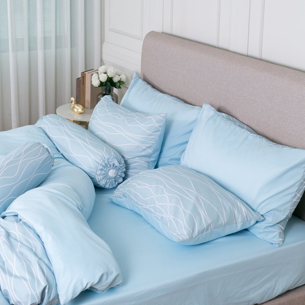 ชุดผ้าปูผ้านวม 3.5 ฟุต DARLING MATTRESS รุ่น2 สี 2 สไตล์ ลายริวารี่
