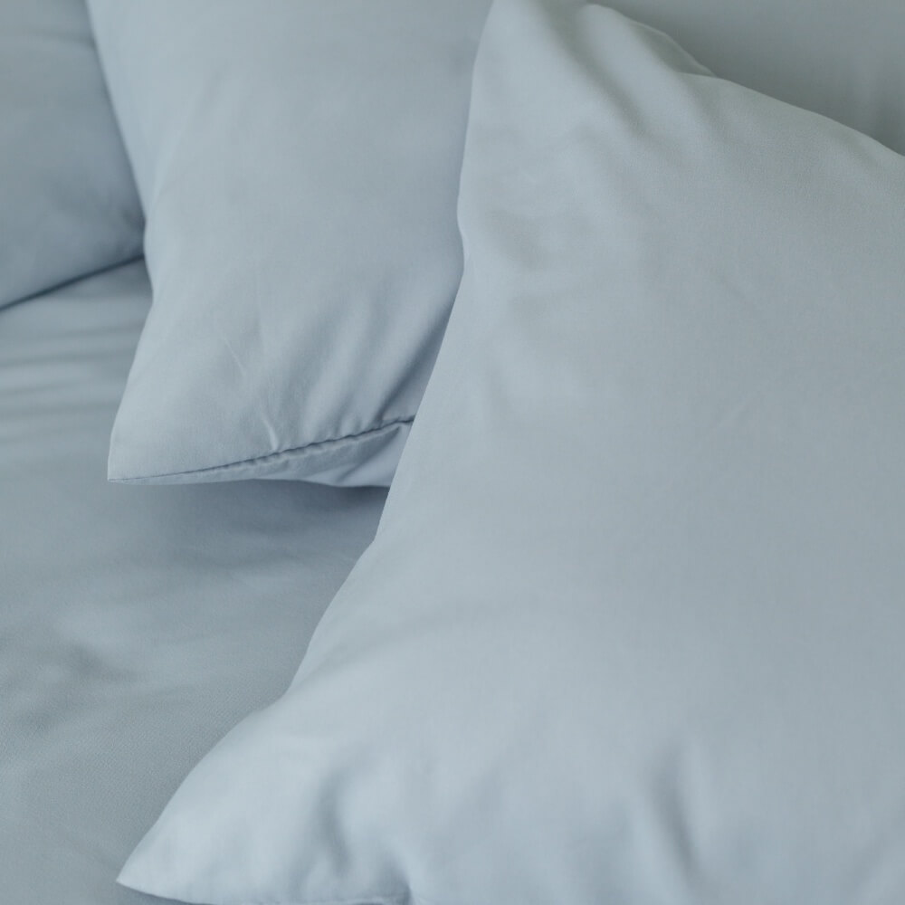 ชุดผ้าปูผ้านวม 6 ฟุต DARLING MATTRESS รุ่นสีพื้น สีเพิร์ลบลู