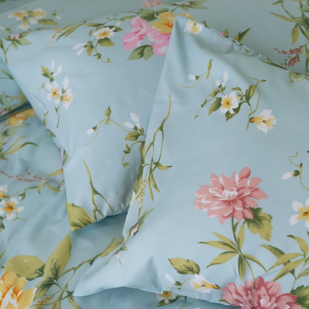 ชุดผ้าปูผ้านวม 6 ฟุต DARLING MATTRESS รุ่นลายดอกไม้ ลายซีเคร็ดการ์เด้น