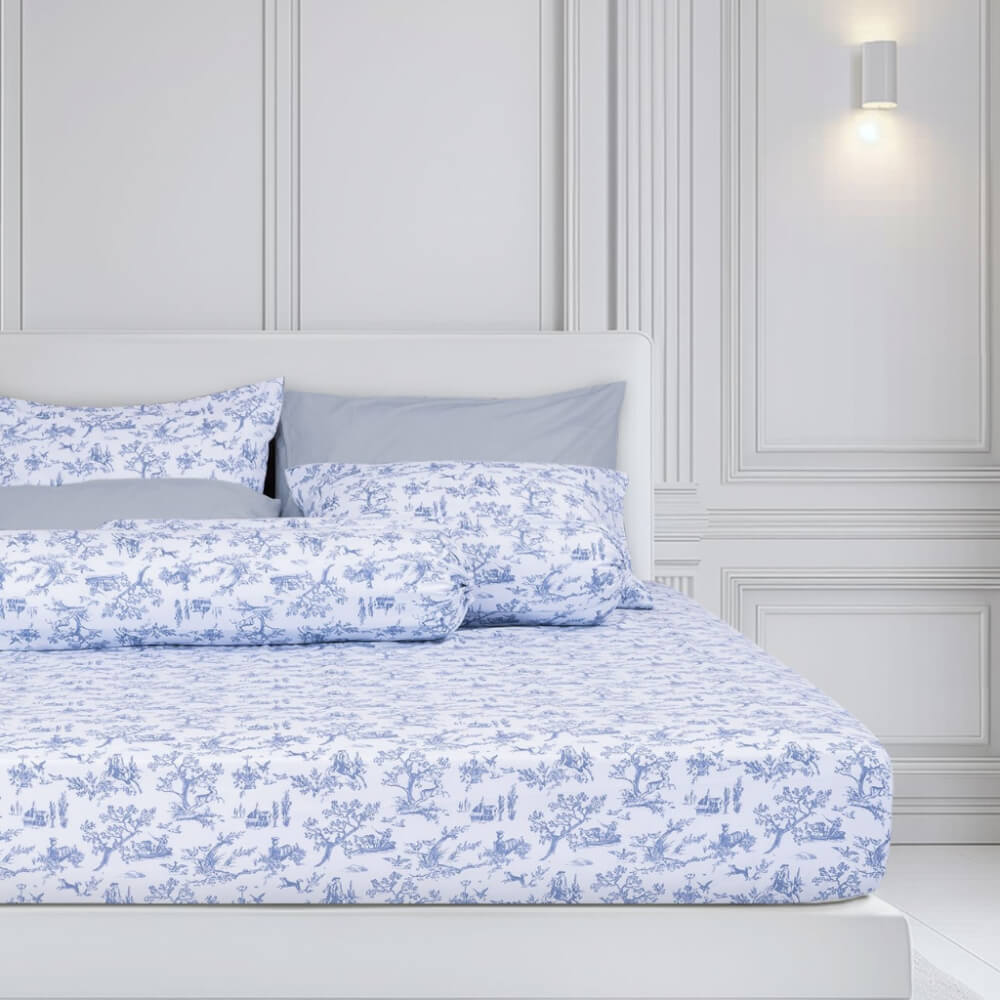 ชุดผ้าปูผ้านวม 3.5 ฟุต DARLING MATTRESS รุ่นลายดอกไม้ ลายวิคทอเรีย