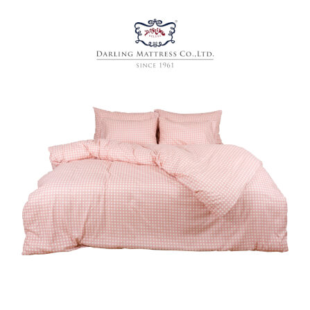 ชุดผ้าปูผ้านวม 3.5 ฟุต DARLING MATTRESS รุ่นมินิมอล ลายสวีทพาย