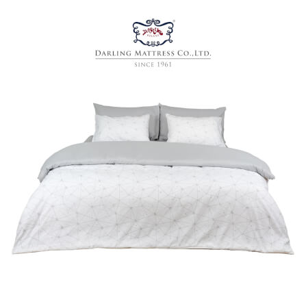 ชุดผ้าปูผ้านวม 3.5 ฟุต DARLING MATTRESS รุ่น2 สี 2 สไตล์ ลายจีเวล