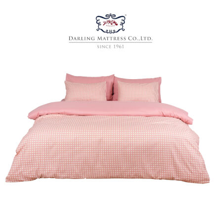 ชุดผ้าปูผ้านวม 6 ฟุต DARLING MATTRESS รุ่น2 สี 2 สไตล์ ลายแคนดี้_0