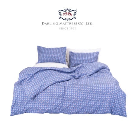 ชุดผ้าปูผ้านวม 5 ฟุต DARLING MATTRESS รุ่นแอบสแตรกต์ ลายสเตลล่า_0