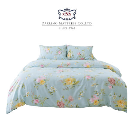 ชุดผ้าปูผ้านวม 3.5 ฟุต DARLING MATTRESS รุ่นลายดอกไม้ ลายซีเคร็ดการ์เด้น