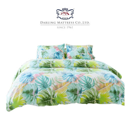 ชุดผ้าปูผ้านวม 3.5 ฟุต DARLING MATTRESS รุ่นลายดอกไม้ ลายจังเกิ้ล