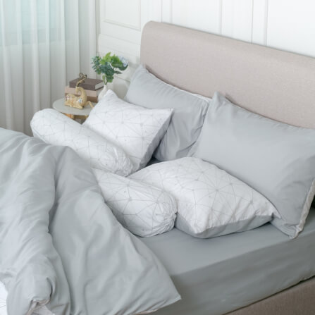 ชุดผ้าปูผ้านวม 6 ฟุต DARLING MATTRESS รุ่น2 สี 2 สไตล์ ลายจีเวล_1