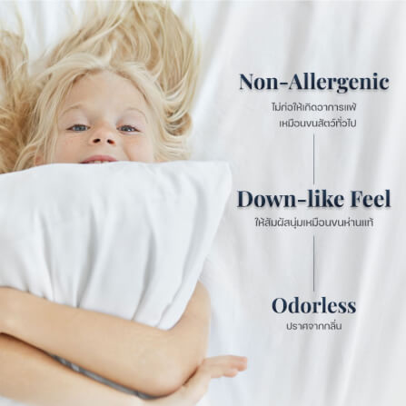 หมอนหนุน DARLING MATTRESS รุ่นขนห่านเทียมนาโนเจล_2