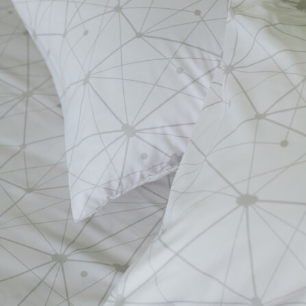 ชุดผ้าปูผ้านวม 5 ฟุต DARLING MATTRESS รุ่นแอบสแตรกต์ ลายไดมอนด์_2