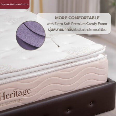 ที่นอนสปริงแบบนุ่ม 6 ฟุต DARLING MATTRESS รุ่นแกรนด์เฮอร์ริเทจ_5
