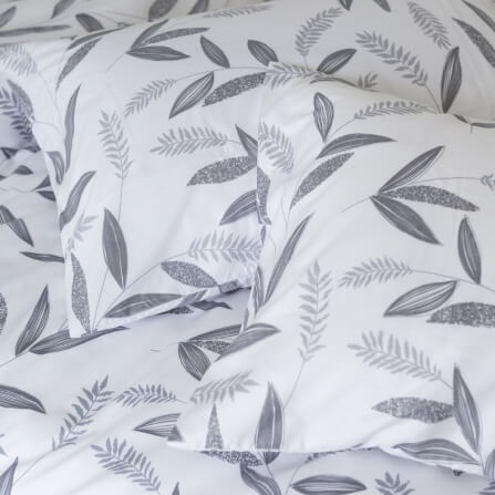 ชุดผ้าปูผ้านวม 5 ฟุต DARLING MATTRESS รุ่นลายดอกไม้ ลายลีฟ_5