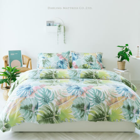 ชุดผ้าปูผ้านวม 3.5 ฟุต DARLING MATTRESS รุ่นลายดอกไม้ ลายจังเกิ้ล_8