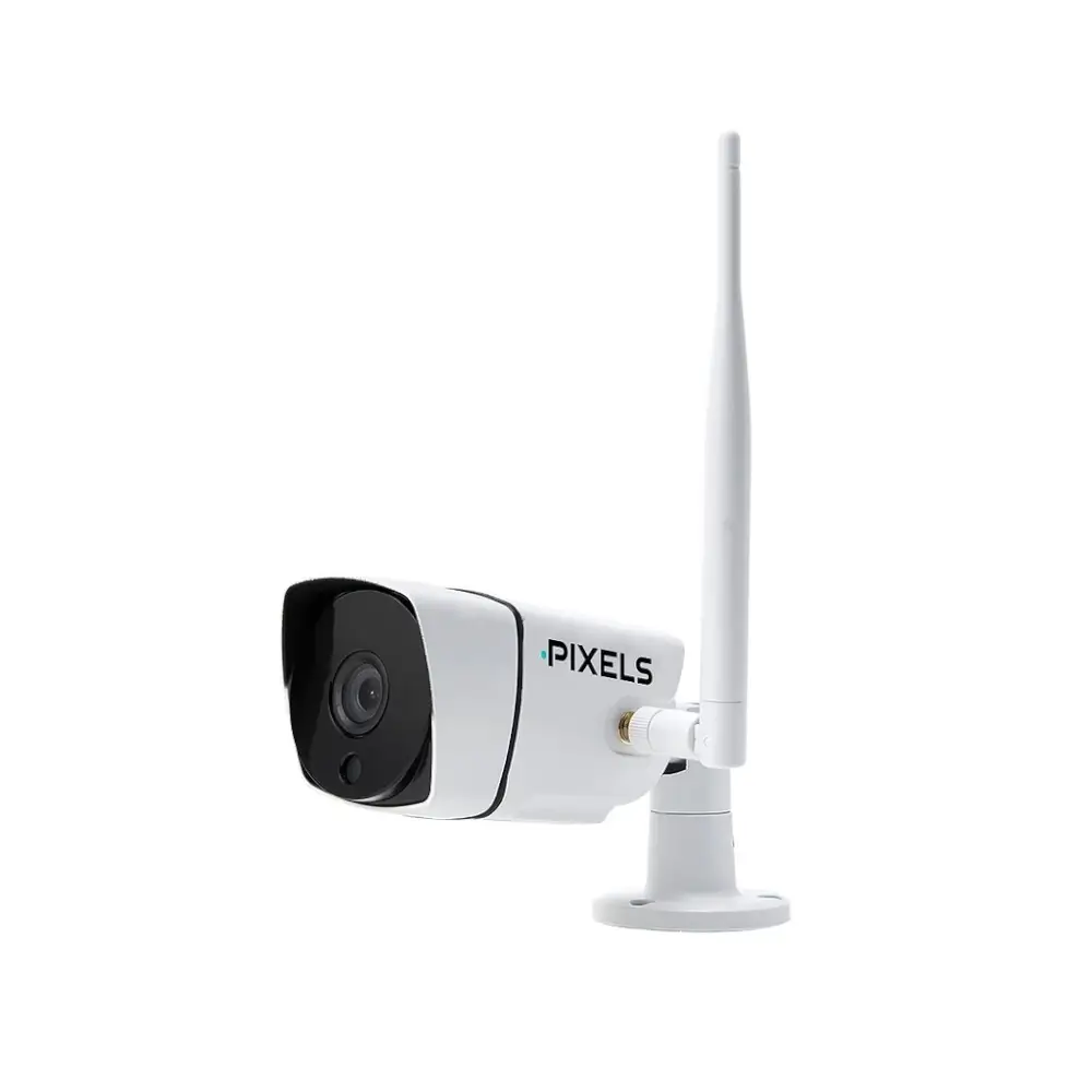 กล้องวงจรปิดไร้สาย PIXELS CCTV ชุดกล้องฟิกมุม 4 CH ความคมชัด 2MP_2