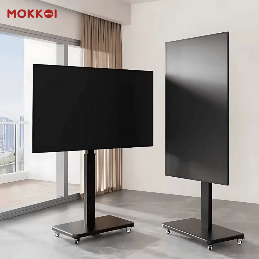 ขาตั้งทีวี MOKKOI HOME รุ่น KM-1600 BLACK สีดำ