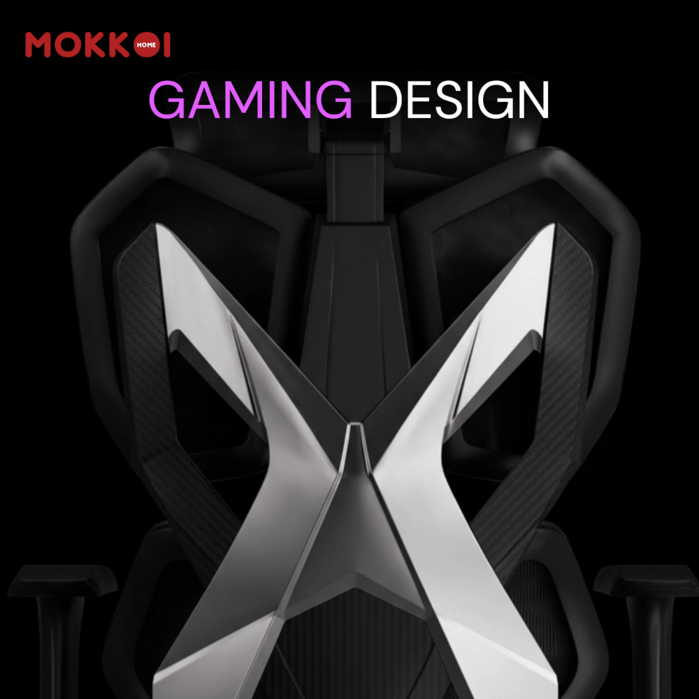เก้าอี้เกมมิ่งเพื่อสุขภาพ MOKKOI HOME รุ่น X-5 PRO สีดำ ปรับความลึกเบาะได้