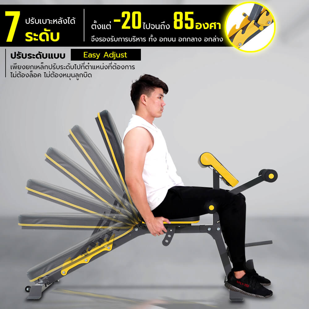 ม้านั่งยกน้ำหนัก POWER REFORM รุ่น FIGHTER