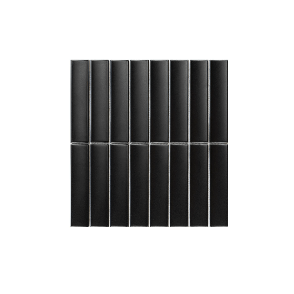 โมเสค TIMELESS TILES รุ่น TIPZY 27.5X29.6 ซม. สีดำ ผิวด้าน กระเบื้องผนัง
