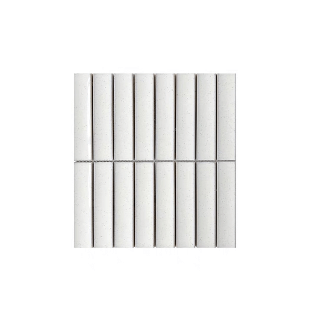 โมเสค TIMELESS TILES รุ่น TIPZY 27.5X29.6 ซม. สีขาว ผิวเงา กระเบื้องผนัง