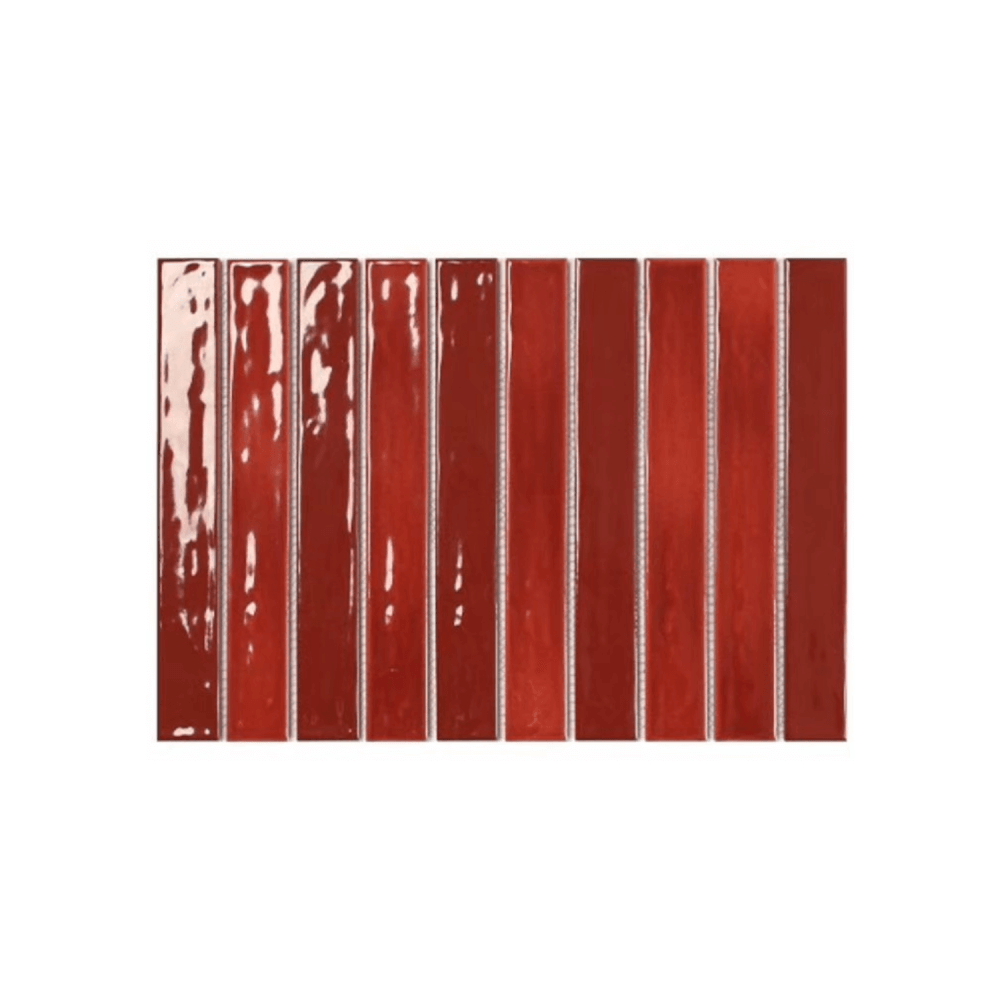 โมเสค TIMELESS TILES รุ่น PAINTIO 31 X 21.4 ซม. สีแดง ผิวเงา