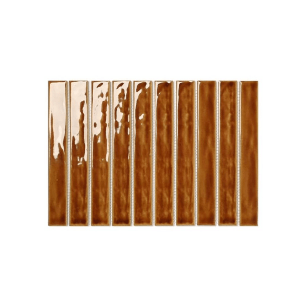 โมเสค TIMELESS TILES รุ่น PAINTIO 31 X 21.4 ซม. สีน้ำตาล BROWN ผิวเงา_0