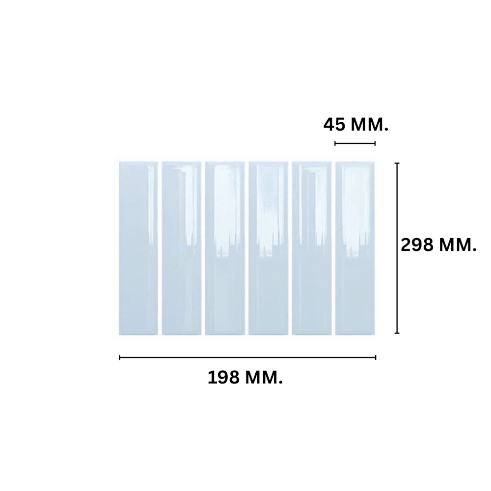 โมเสคสีพาสเทล TIMELESS TILES รุ่น MILD 29.8X19.8 ซม. สีฟ้า ผิวเงา
