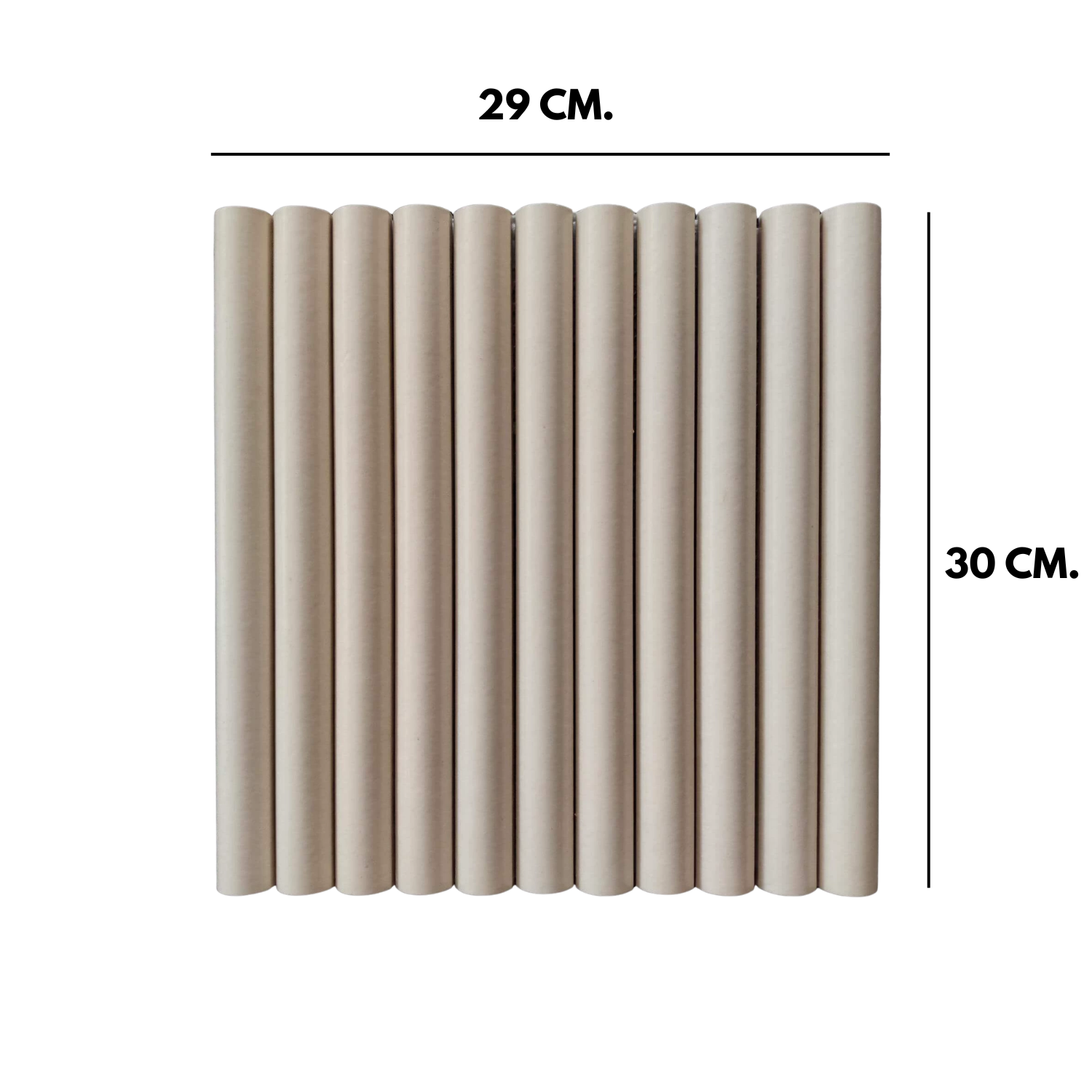 โมเสค TIMELESS TILES รุ่น LONN 29X30 ซม. สีเบจอ่อน FADED BEIGE โมเสกแท่งทรงโค้งครึ่งวงกลม