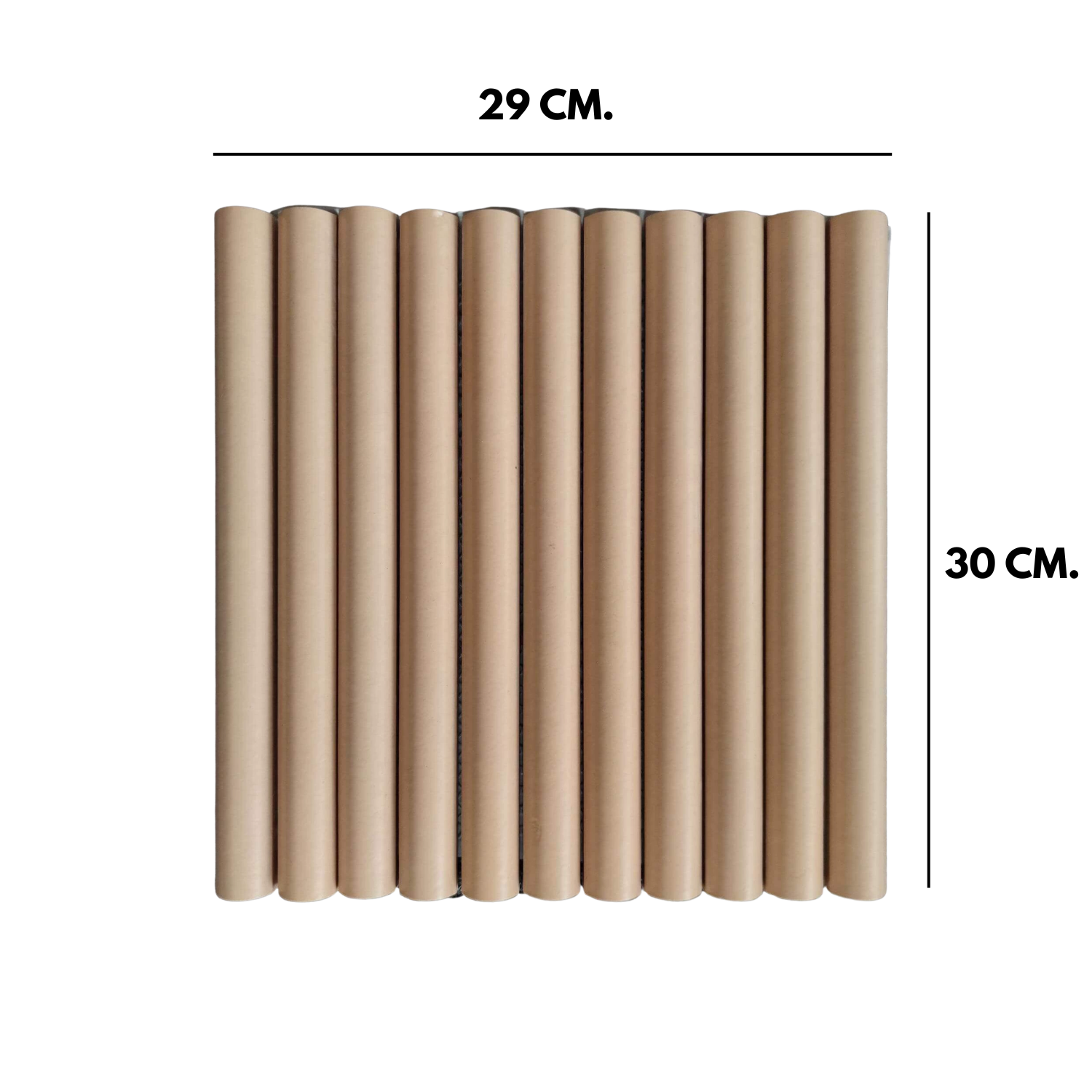 โมเสค TIMELESS TILES รุ่น LONN 29X30 ซม. สีเบจอ่อน LIGHT BEIGE โมเสกแท่งทรงโค้งครึ่งวงกลม