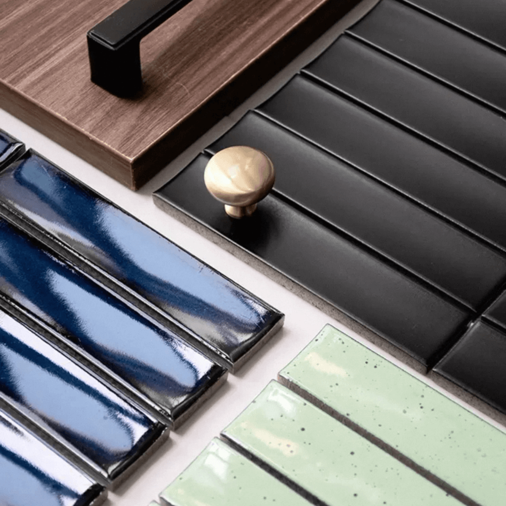 โมเสค TIMELESS TILES รุ่น TIPZY 27.5X29.6 ซม. สีดำ ผิวด้าน กระเบื้องผนัง