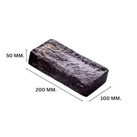 บล็อกแก้ว TIMELESS TILES รุ่น ICE 20X10X5 ซม. สีดำใส TRANSPARENT BLACK_1