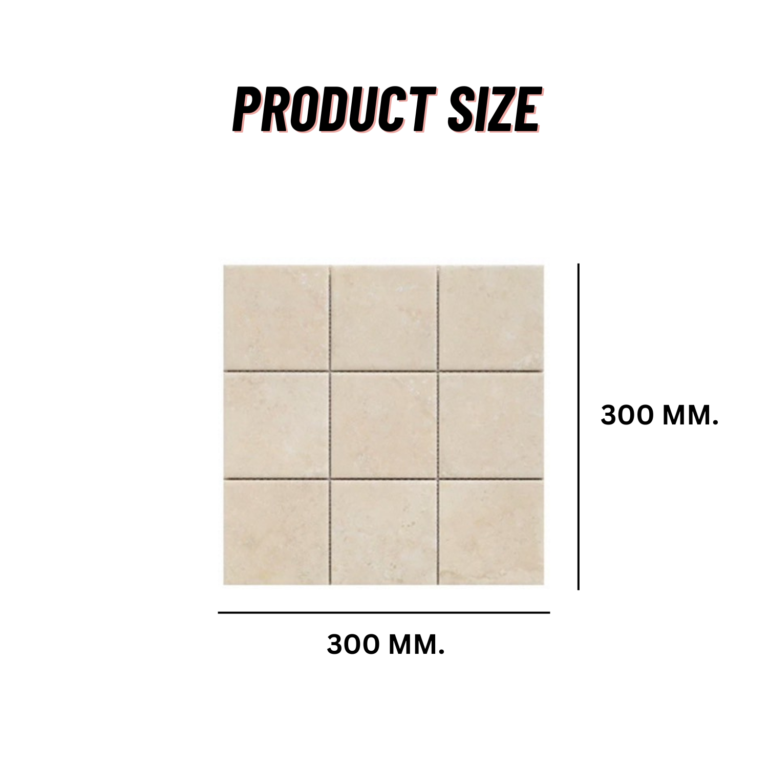 โมเสคเซรามิค TIMELESS TILES รุ่น RAWRY 30X30 ซม. สี WARM STONE สไตล์ลอฟต์_1