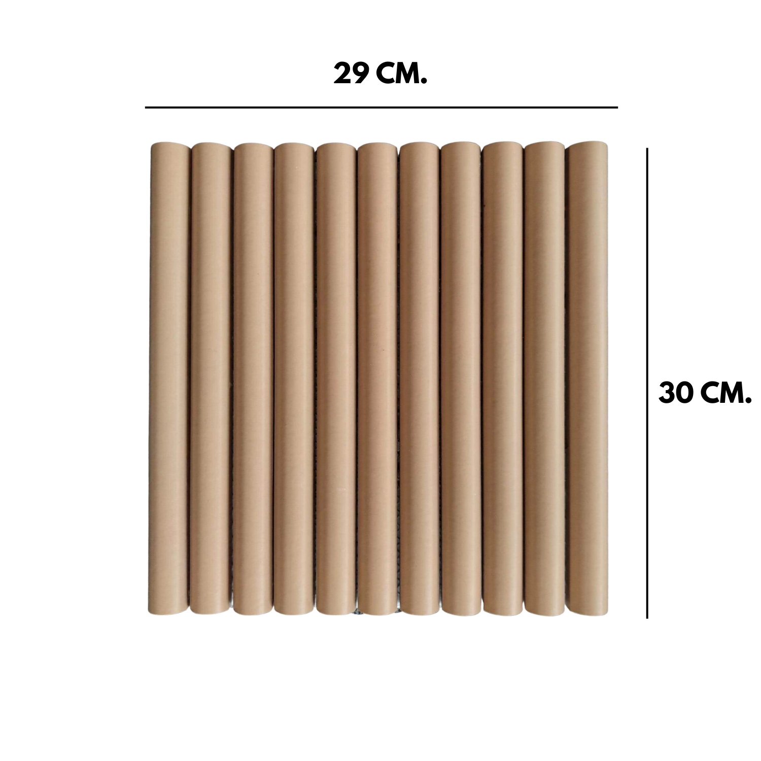 โมเสค TIMELESS TILES รุ่น LONN 29X30 ซม. สีเบจน้ำตาล BOLD BEIGE BROWN โมเสกแท่งทรงโค้งครึ่งวงกลม_1