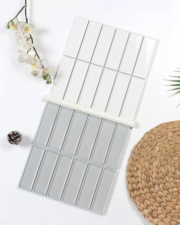 โมเสค TIMELESS TILES รุ่น BAR 29.3X28.5 ซม. สีขาว ผิวเงา_4