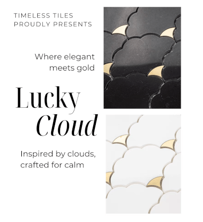 โมเสคหินอ่อน TIMELESS TILES รุ่น LUCKY CLOUD 23.7X29.8 ซม. สีขาว CRYSTAL WHITE_4