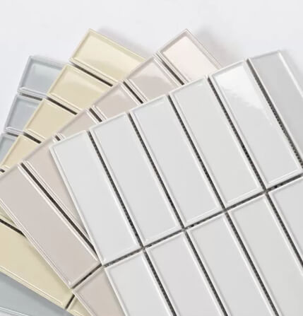 โมเสค TIMELESS TILES รุ่น BAR 29.3X28.5 ซม. สีขาว ผิวเงา_5