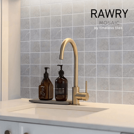 โมเสคเซรามิค TIMELESS TILES รุ่น RAWRY 30X30 ซม. สีเทา COOL GRAY สไตล์ลอฟต์_4