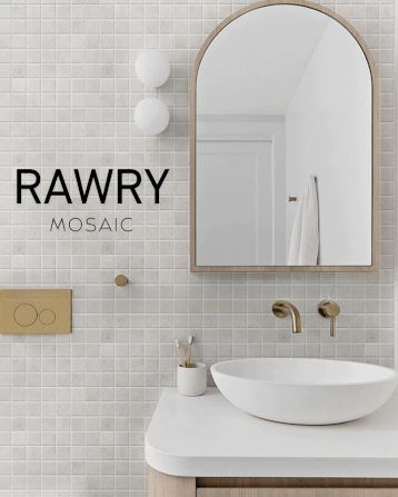 โมเสคเซรามิค TIMELESS TILES รุ่น RAWRY 30X30 ซม. สีเทาอ่อน CLASSIC GRAY สไตล์ลอฟต์_5