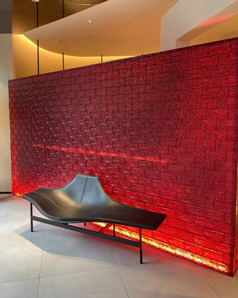 บล็อกแก้ว TIMELESS TILES รุ่น ICE 20X10X5 ซม. สีแดงใส TRANSPARENT REDF_5