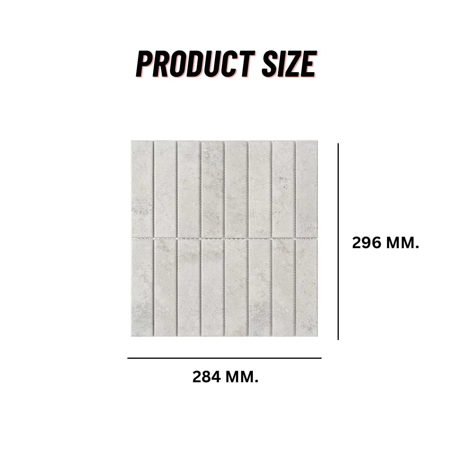 โมเสคเซรามิค TIMELESS TILES รุ่น RAWRY 28.4X29.6 ซม. สีเทาอ่อน CLASSIC GRAY สไตล์ลอฟต์_1