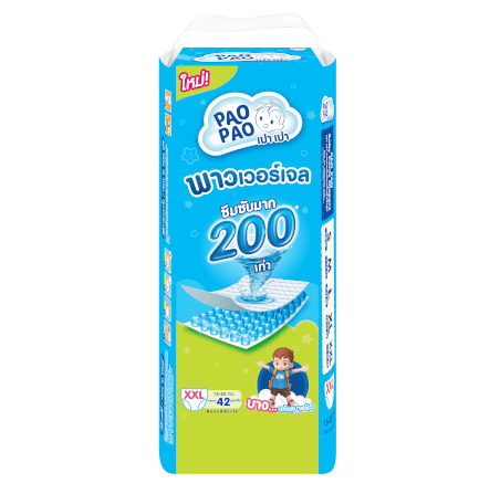 [1แถม1] ผ้าอ้อมเด็กแบบกางเกง PAOPAO ขนาดจัมโบ้ SIZE XXL 84 ชิ้น (15-25 KG)_0