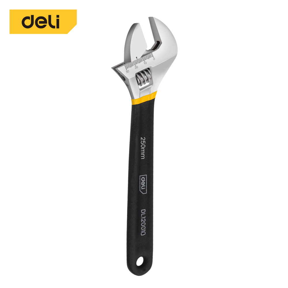 ประแจเลื่อน DELI DL120010-BK-01 10นิ้ว
