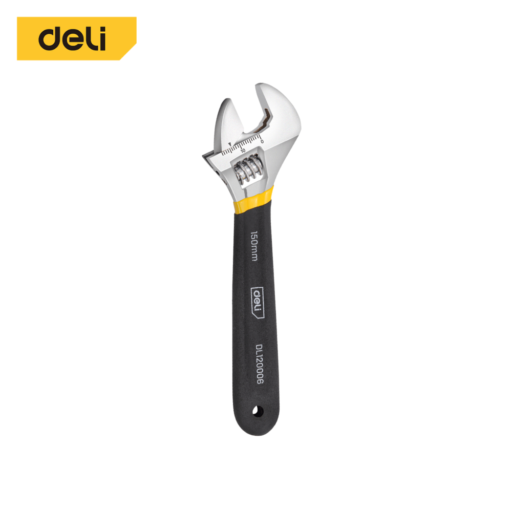 ประแจเลื่อน DELI DL120006-BK-01 6นิ้ว