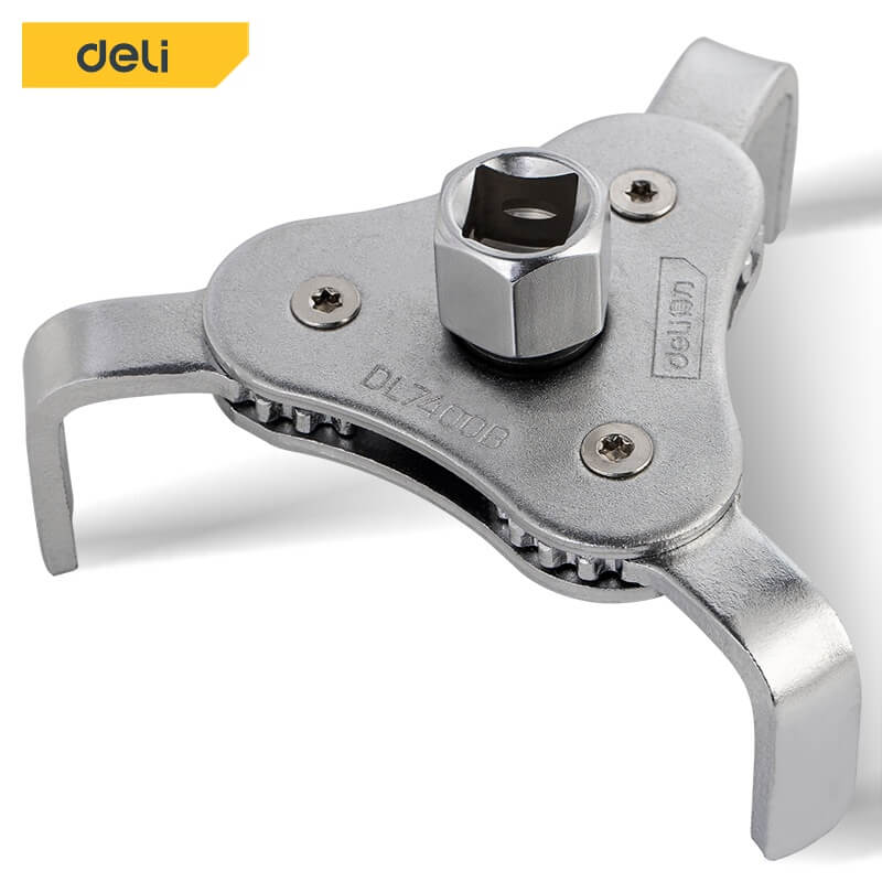 ตัวถอดกรองน้ำมันเครื่อง DELI DL7400B-SL-01 3ขา 55-115มม.