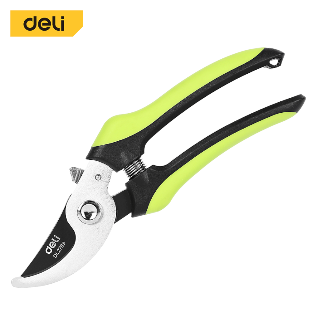 กรรไกรตัดกิ่ง DELI EDL2789-GN-01 8นิ้ว สีเขียว