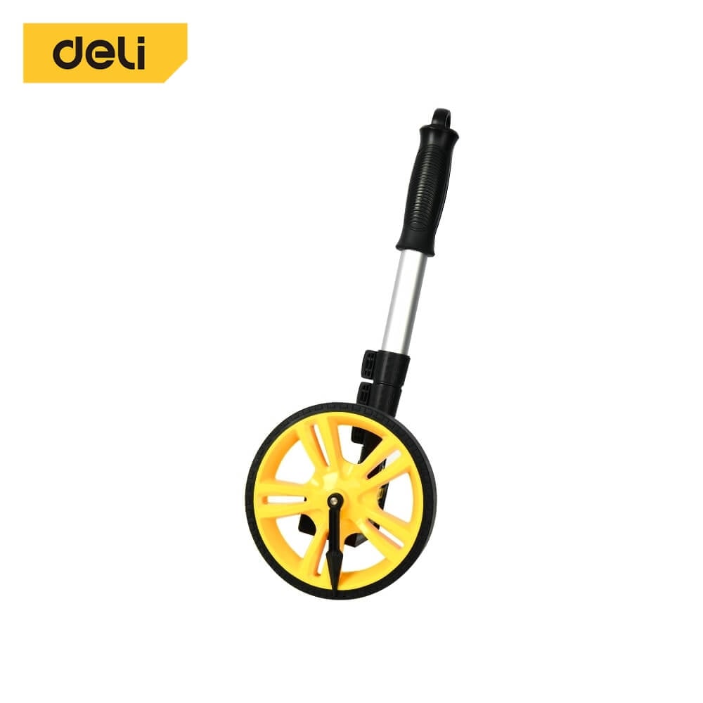 ล้อวัดระยะ DELI EDL330060-YL-01 ขนาดล้อ 150มม สีเหลือง