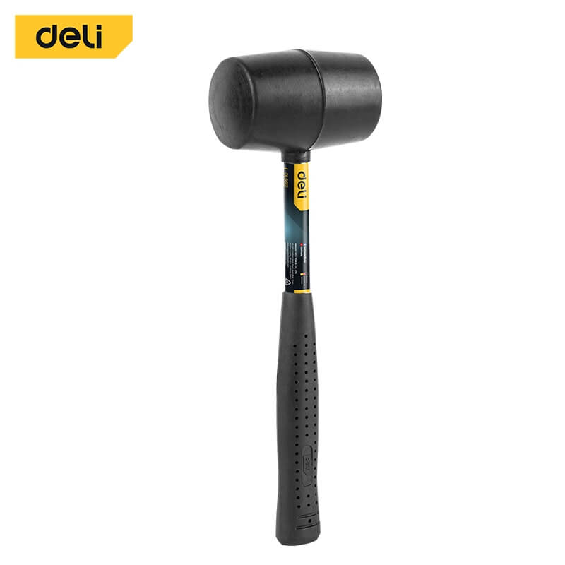 ค้อนยาง DELI EDL5612-BK-01 12OZ สีดำ