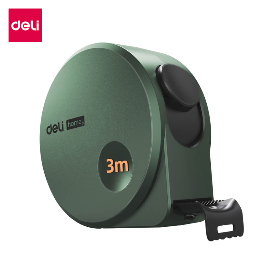 ตลับเมตร DELI HT8316C-OR-01 3 เมตร สีเขียว