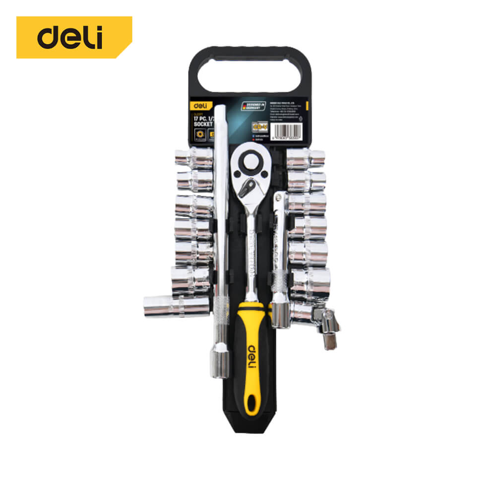 ชุดประเเจ DELI EDL2017T-YL-01 17 ชิ้น 1/2 นิ้ว