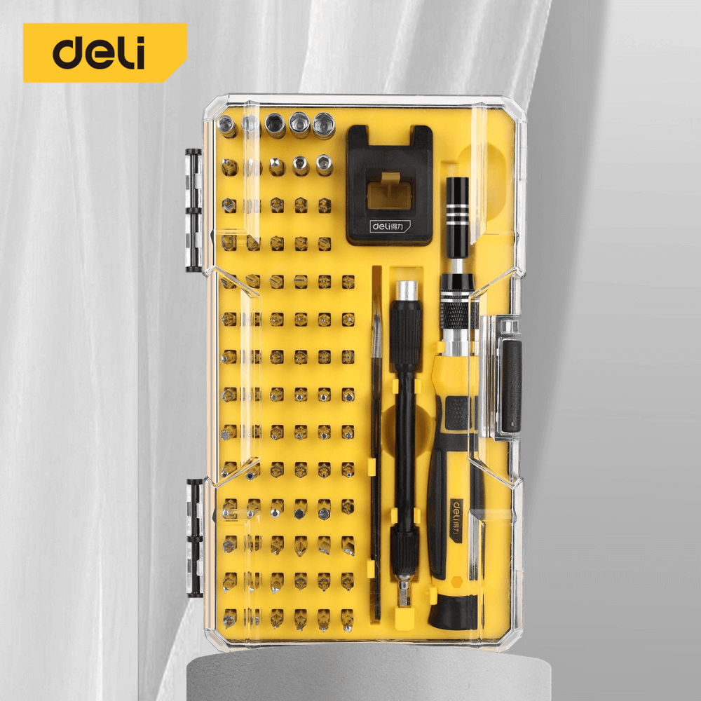 ชุดไขควงเปลี่ยนหัว DELI DL1085D-YL-01 85ชิ้น