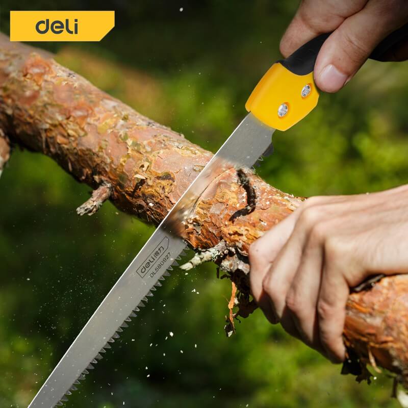 เลื่อยตัดกิ่ง DELI EDL580927-GN-01 270มม สีเขียว